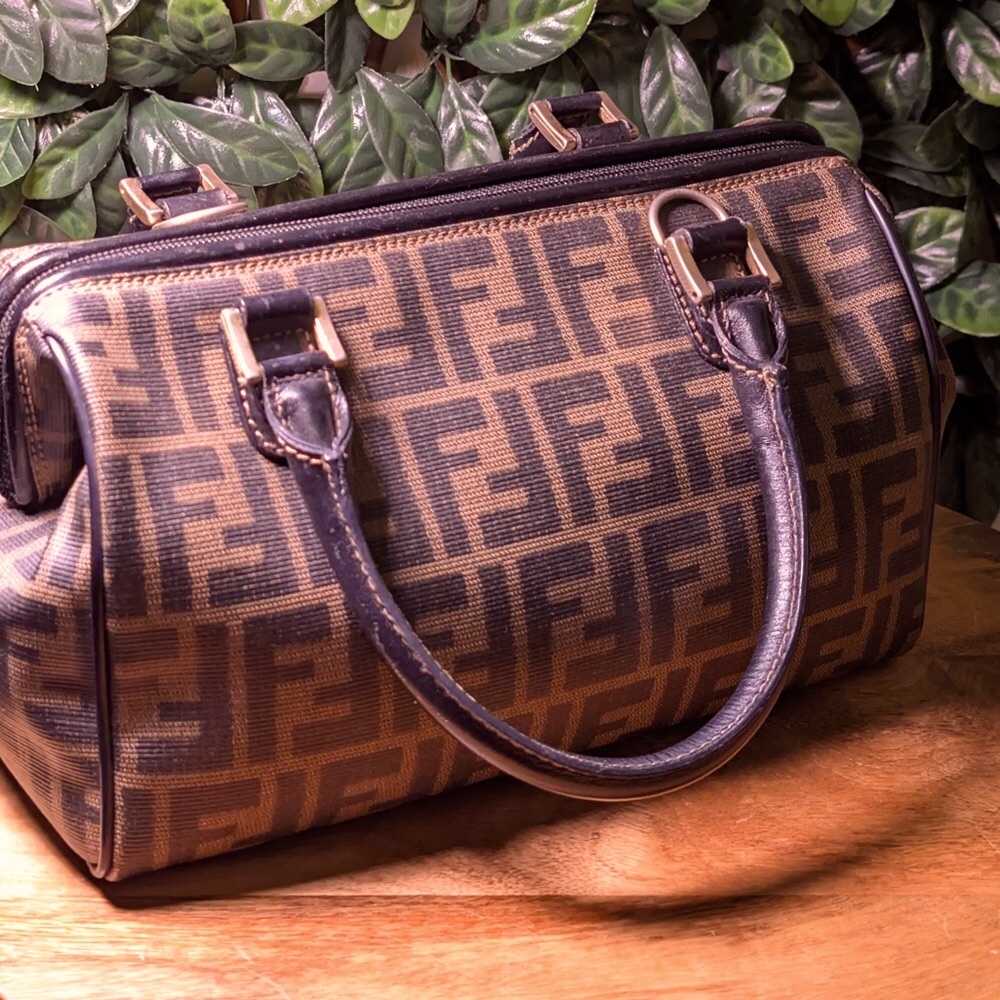 Fendi Zucca Medium Boston Bag~
  **FREE COA**